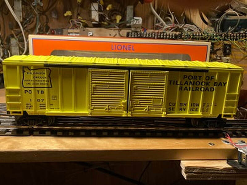 Lionel Port of Tilamook Bay Railroad Box Car POTB 107