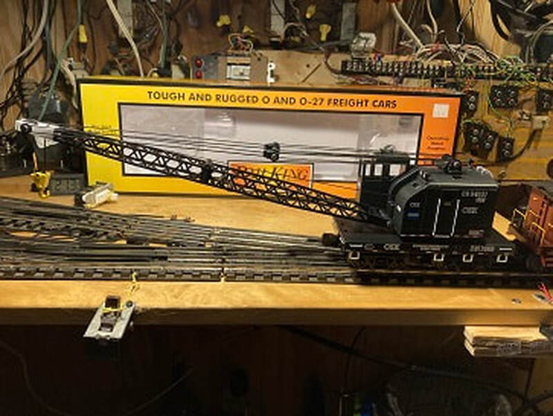 Rail King CSX CR 94037 Crane Car