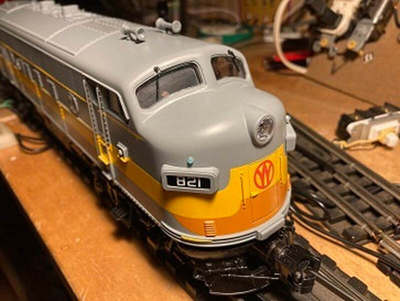 Diesel NY O&amp;W O Scale F-3 A Unit Engine (MTH)