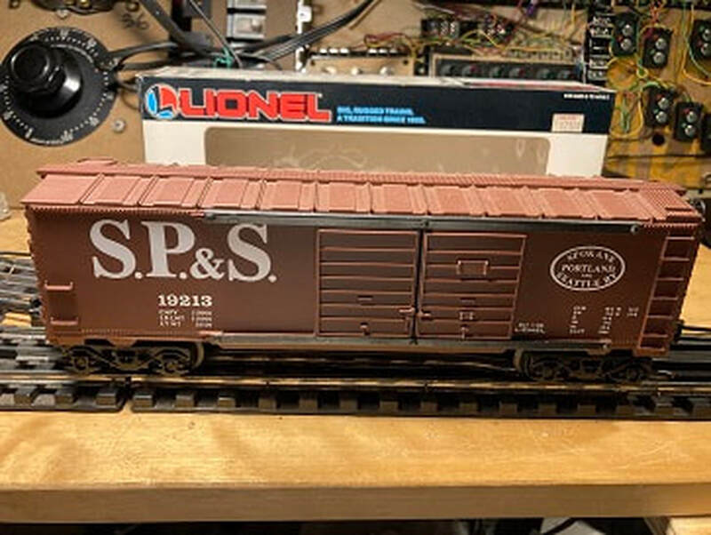 Lionel Spokane Portland and Seattle 19213 Double Door Box Car RPN