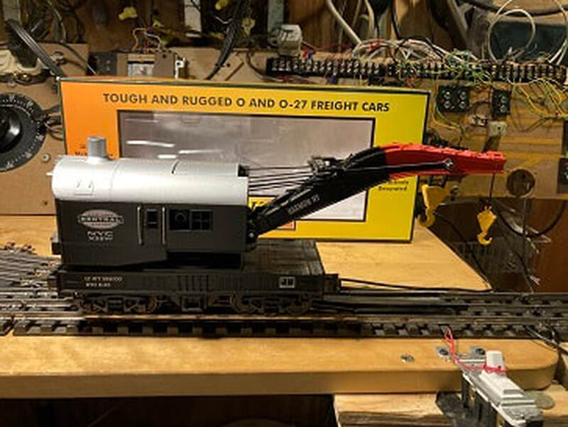MTH NY Central X28W Crane Car