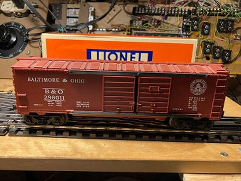 Lionel B&amp;O Boxcar Lots Convention Car 298011 II Flashing EOC Light 1990